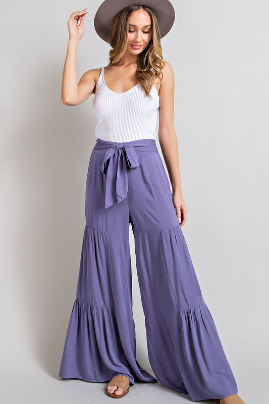 *Tiered Wide Pants