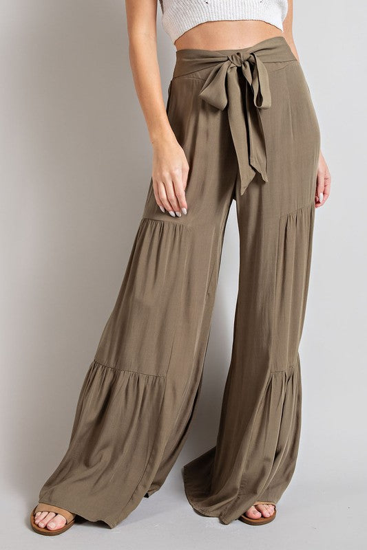 *Tiered Wide Pants