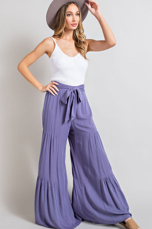 *Tiered Wide Pants