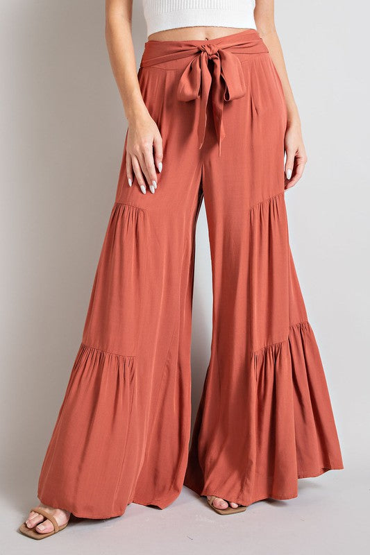 *Tiered Wide Pants