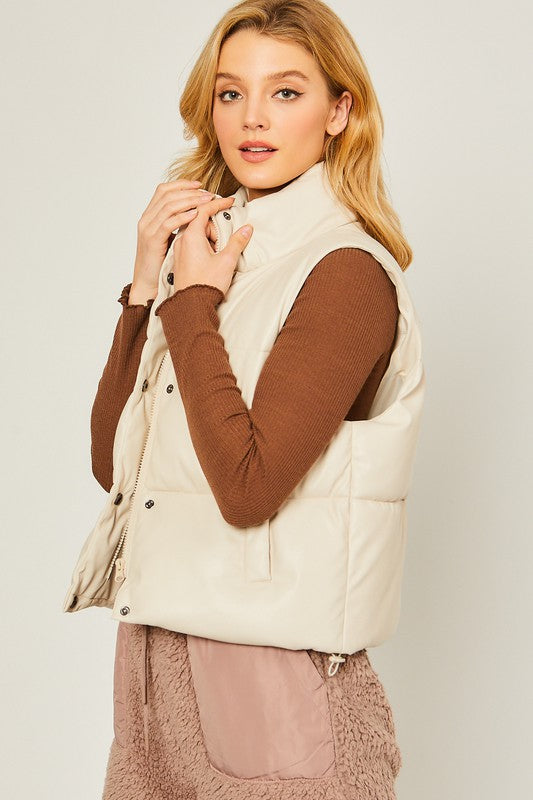 *PU Padded Vest