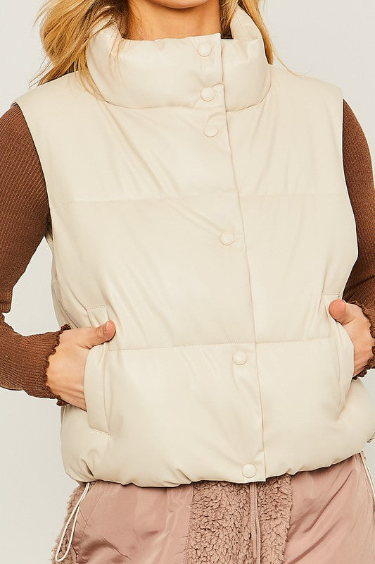 *PU Padded Vest