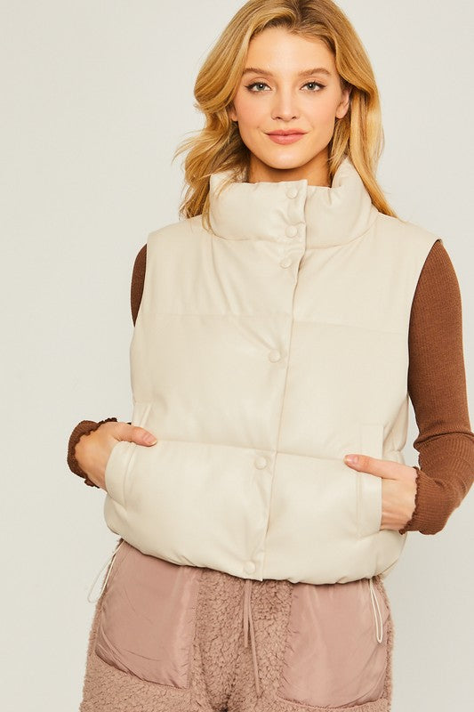 *PU Padded Vest