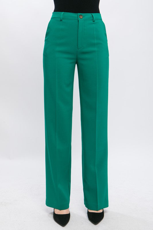 *Formal Straight Leg Blazer Pants