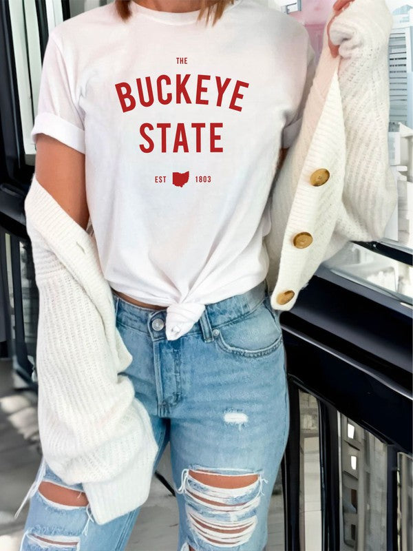 *The Buckeye State BC Short Sleeve Tee - Lovelier