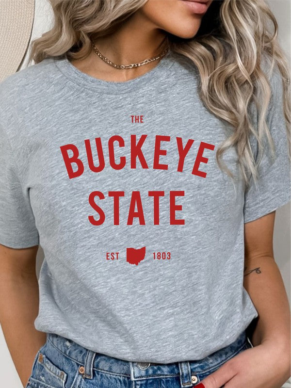 *The Buckeye State BC Short Sleeve Tee - Lovelier