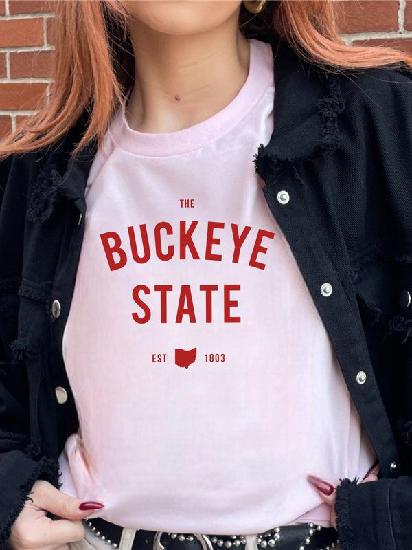 *The Buckeye State BC Short Sleeve Tee - Lovelier