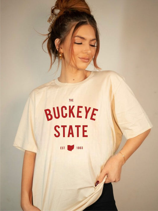 *The Buckeye State BC Short Sleeve Tee - Lovelier