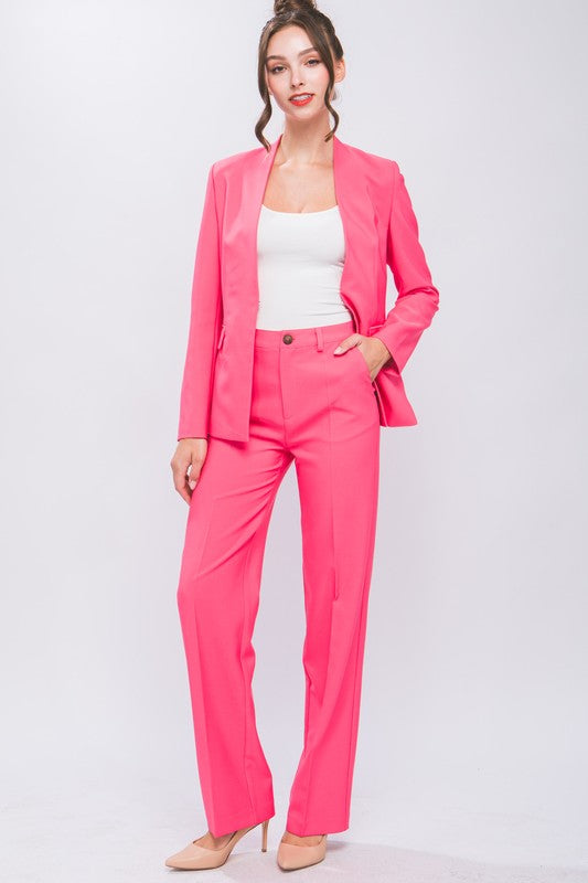 *Formal Straight Leg Blazer Pants