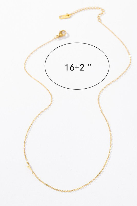 *Delicate Real Gold Dipped Initial