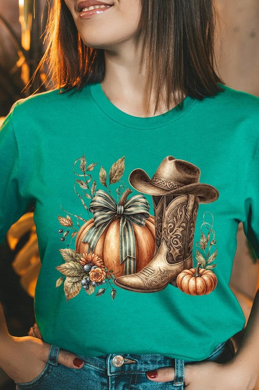 *Howdy Pumpkin Western Fall Graphic Tee