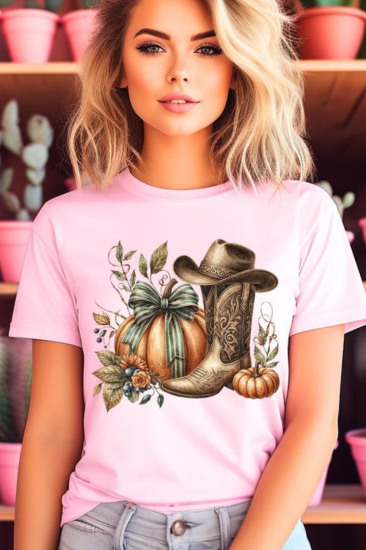 *Howdy Pumpkin Western Fall Graphic Tee