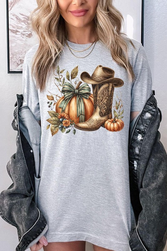 *Howdy Pumpkin Western Fall Graphic Tee