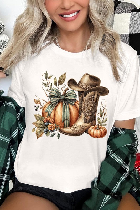 *Howdy Pumpkin Western Fall Graphic Tee