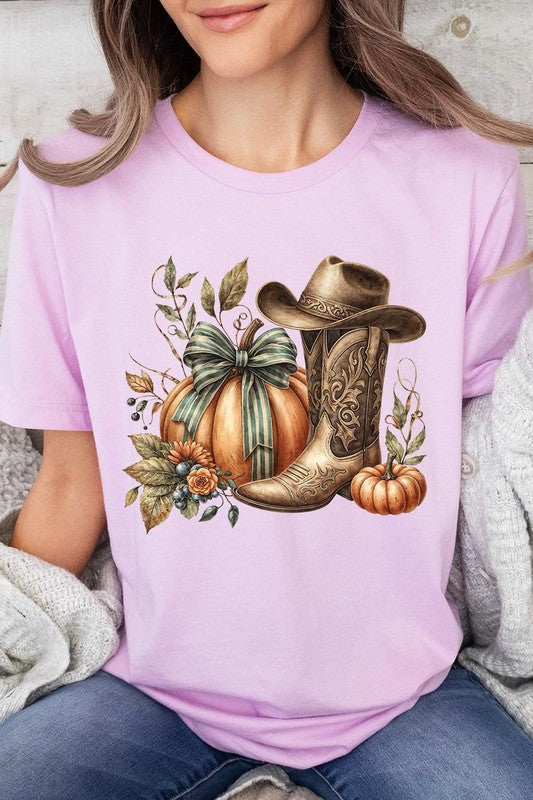 *Howdy Pumpkin Western Fall Graphic Tee