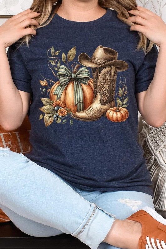 *Howdy Pumpkin Western Fall Graphic Tee