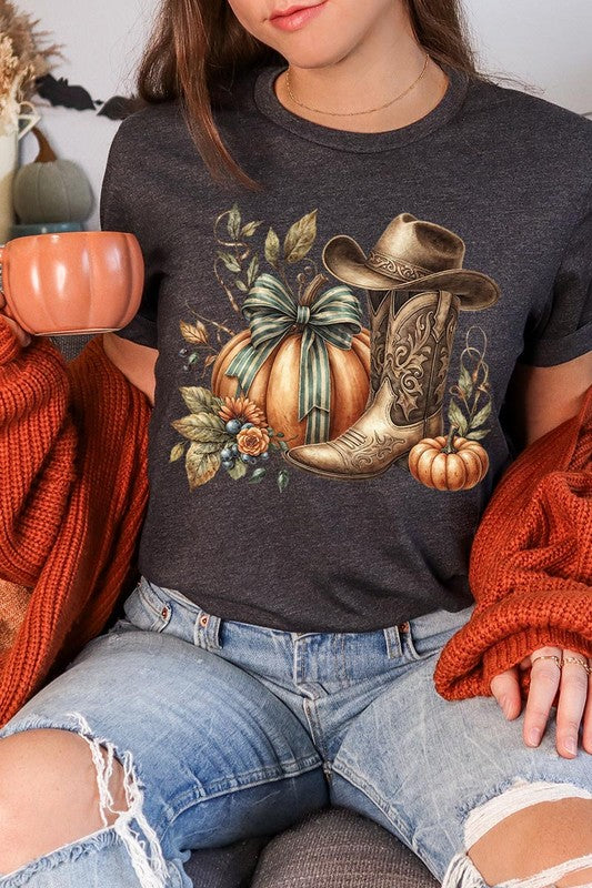 *Howdy Pumpkin Western Fall Graphic Tee