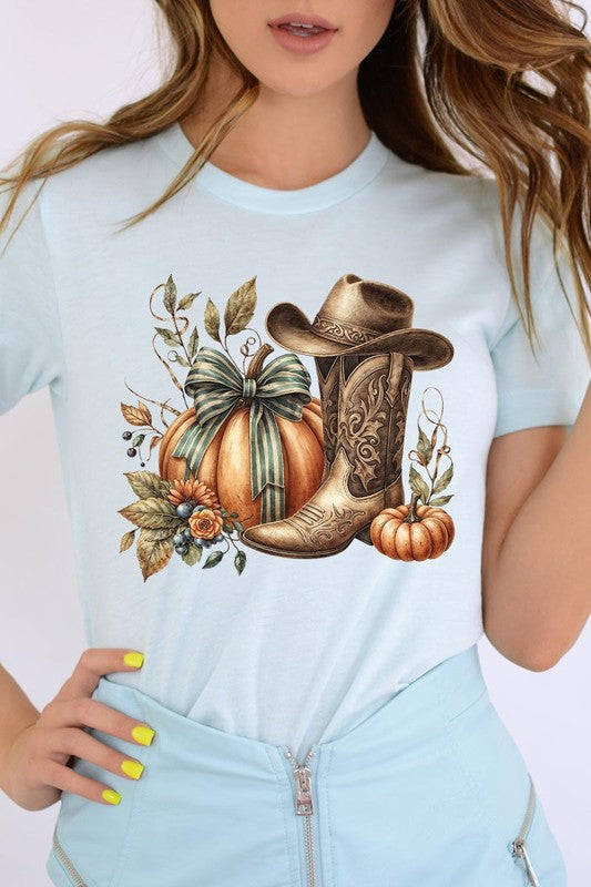 *Howdy Pumpkin Western Fall Graphic Tee