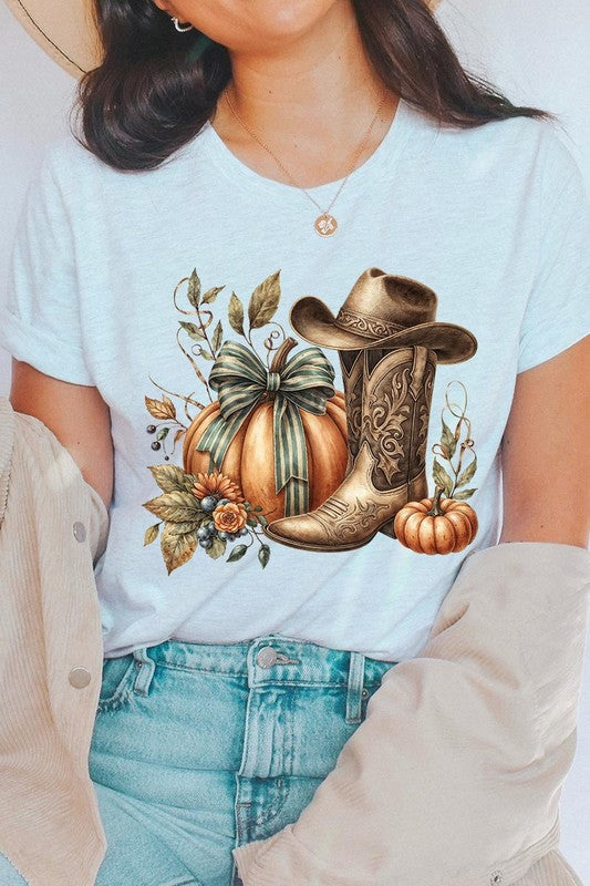 *Howdy Pumpkin Western Fall Graphic Tee