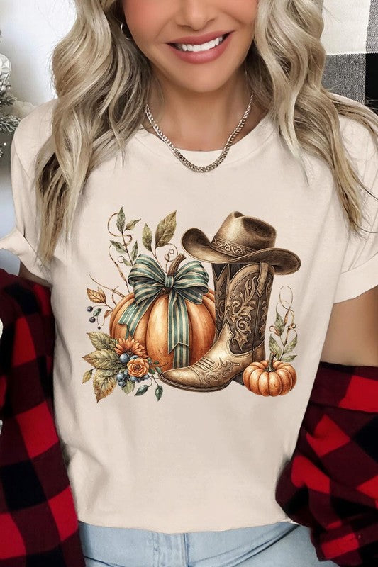 *Howdy Pumpkin Western Fall Graphic Tee