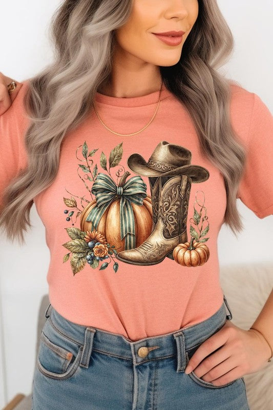 *Howdy Pumpkin Western Fall Graphic Tee