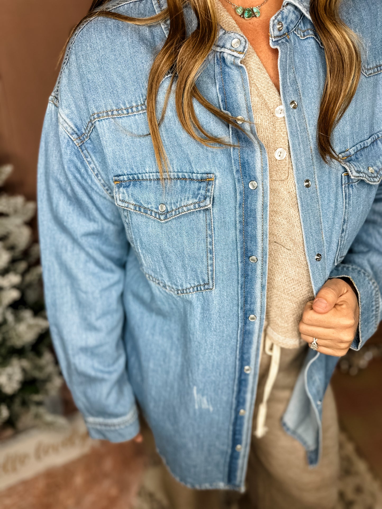 Frosty Denim Shirt